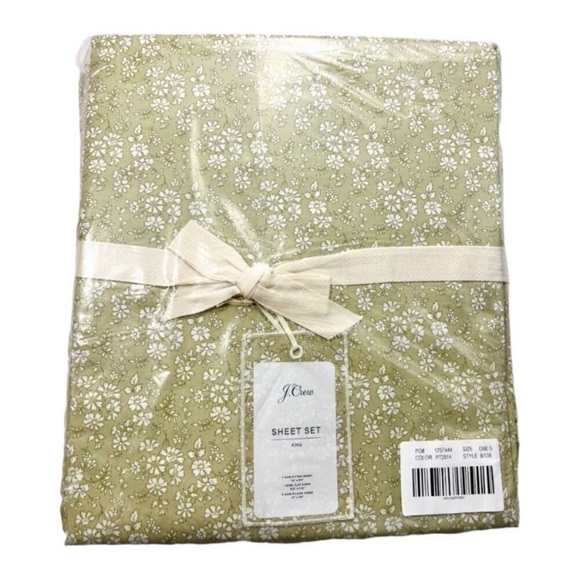 New J.Crew X Liberty London Limited-edition King Sheet Set in Capel Floral NWT - Picture 3 of 9